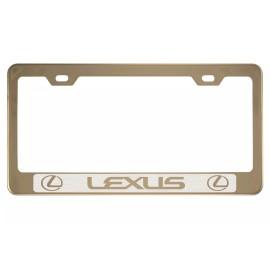 MVP Gold License Plate Frame For Lexus