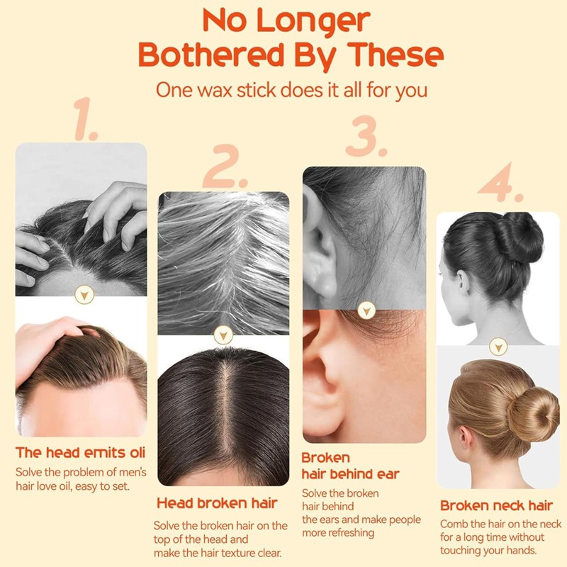 Hair Gel, Hair Wax Stick for Men and Women -