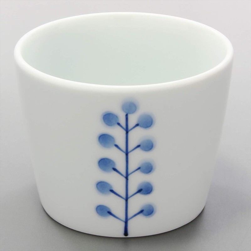 Hama Pottery 327032 Hasami Pottery Wayama Kiln Flower Multi-Cup Dot