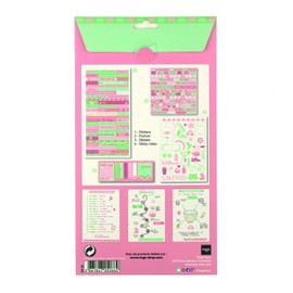 Draeger by Toga – Deko-Set Bullet Journal Wellness – Aufkleber-Set + Schablonen & Ausdrücke – Thema Zen und Wohlbefinden – Ideal Dekoration Bullet Journal Journal Scrapbooking