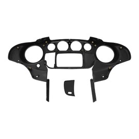 TCMT Vivid Black Speedometer Cover Inner Fairing Fit for Harley Touring Tri Glide Street Glide Ultra Limited Electra Glide 2014-2023