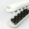 Volumizing Hair Iron Straightener Grid Hair Crimper Curling Dual Use