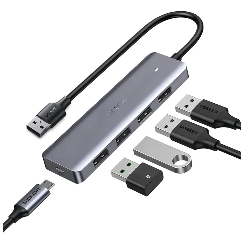 HUB 4 en 1 UGREEN USB a 4 USB 3.0,