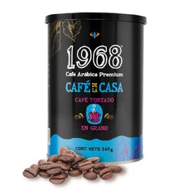 1968 - Café 1968 De La Casa en Grano 340g | Notas florales, frutales y miel de caña | Mezcla de cafés: Oaxaca, Chiapas y Veracruz | Tueste Oscuro