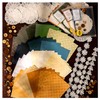 Vilikya 50Pcs Aesthetic Textured Scrapbook Paper Journaling Scrapbooking Supplies Kit,