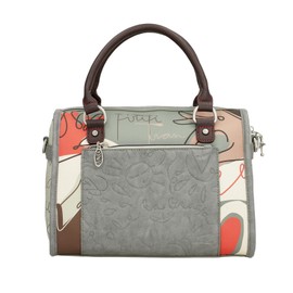 Anekke Bowling Alma Bag - Versatile and Elegant Style | Back Pocket and Adjustable Handle | Dimensions: 28 x 20 x 15 cm - Original Accessories, Multi-Colour, multicoloured