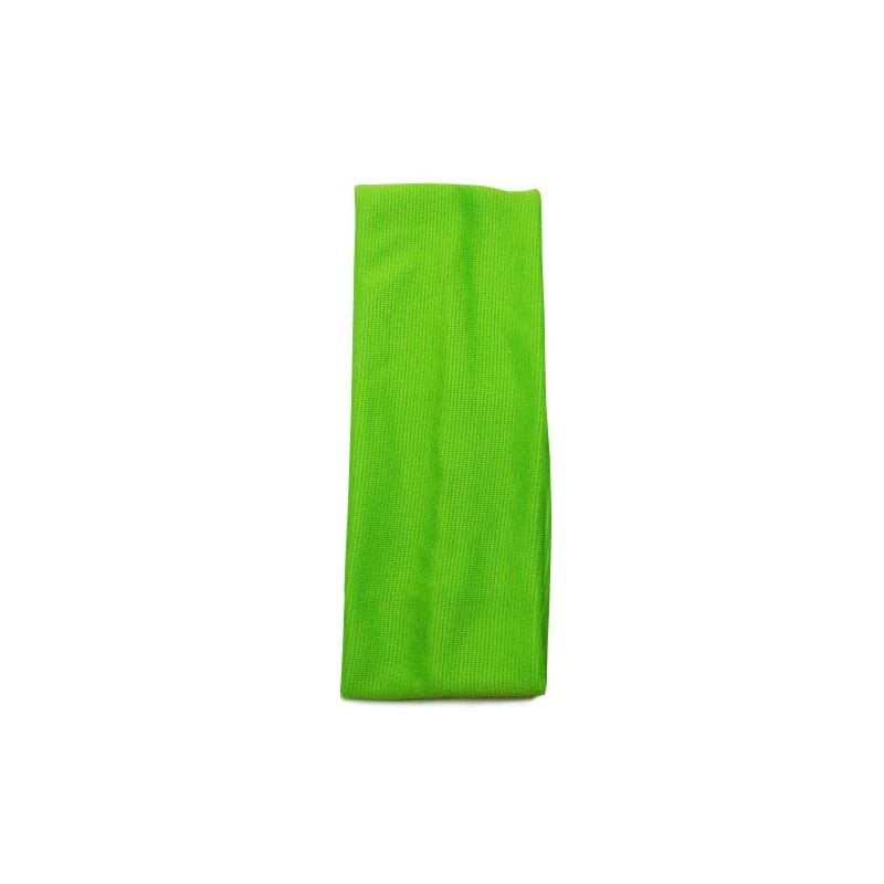 Bling Online 7cm Elasticated Fabric Headband. (Neon Green)