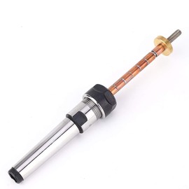 Pen Making Kits for Woodturning Mt1 Adjustable Pen Mandrel Steel Woodworking Pen Turning Mandrel Lathe Parts Mechanical Accessory Tool (Taper Handle)