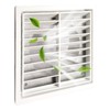 Grille Vent,Louver Grille Cover Hood with Fly Screen - Air