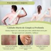 Esponja de lufa natural para la espalda, exfoliante corporal, exfoliante