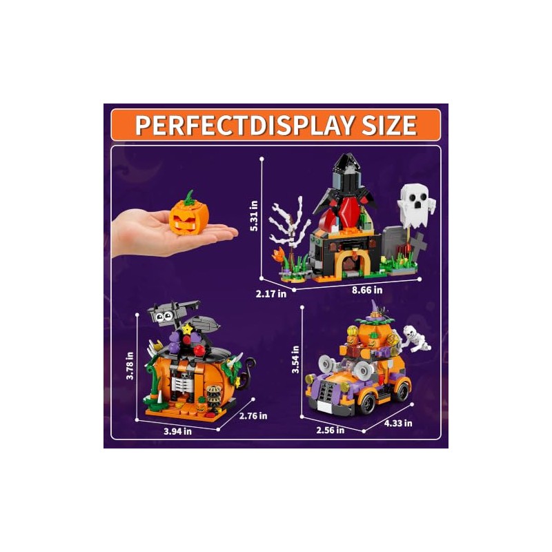 Calendario de Adviento Halloween 2026 set de bloques de 24