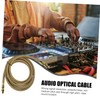 Angoily 2m Optical Audio Cable for Sound Bar and Tv
