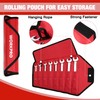 WORKPRO 8-piece Flex-Head Ratcheting Combination Wrench Set, SAE 5/16-3/4 in,