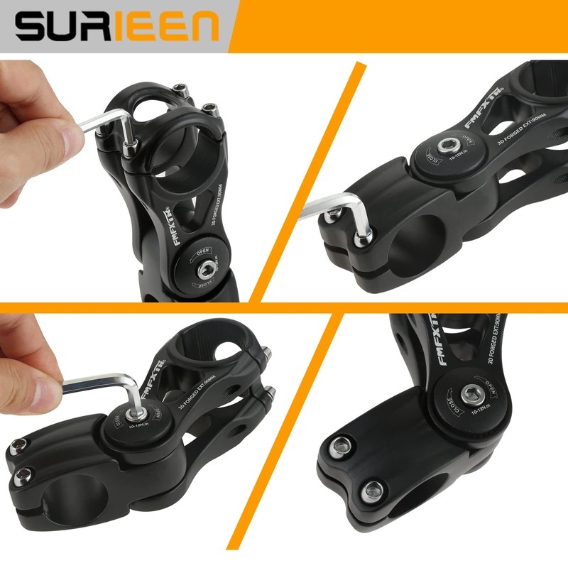 Bicycle Stem Extension 31.8 mm Bicycle Handlebar Stem ±85° Adjustable