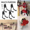 PiPaFox Garage Storage Utility Double Hooks, Heavy Duty Wall Mount