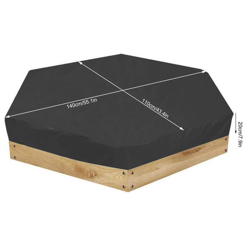 Sand Pit Cover Kids al Protector Garden Bath Multicolor Waterproof