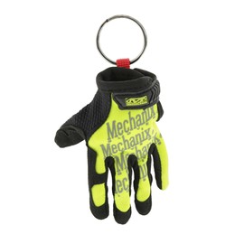 Mechanix Wear Key Chain - Original Hi-Viz Yellow Glove Keychain for Survival Games, Gloves, Military, Work, Protective Bike