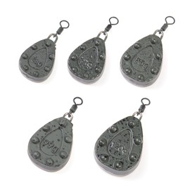 Zite Fishing Carp Lead Set Gripper | 9 Pieces Ground Leads with Continuous Swivel | 56g, 71g, 85g, 99g, 140g Fishing Weight Carp | Perfect for Carp Fishing on River, Steep Edge & Long Distances