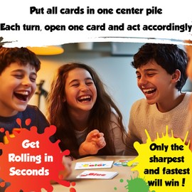 DIDAYO Card Game - Fast-Paced LOL Fun for Family Night and Every Get-Together | Board Games for Kids 8-12 & Adults | Get Rolling in Seconds | Age 8 and Up | Funny Card Game by The Purple Owl