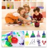 YZNlife 52 Pcs Kids Sponge Paint Brush Set With Waterproof
