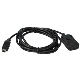 vhbw 1 x Remote Shutter Release Compatible with Nikon D7000, D7100, D610, D7200, D750, D600, D7500, D90, Z7, Z6, D780, DF Camera, 1 m