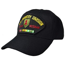 1st Infantry Division Vietnam Veteran Cap Black