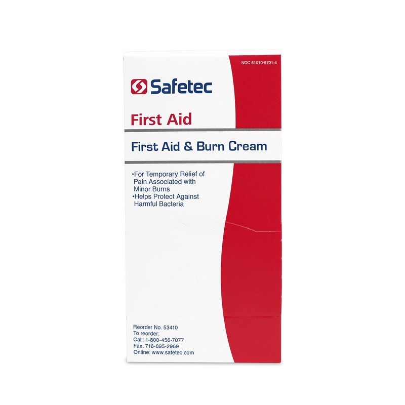 Safetec 267479 First Aid and Burn Cream, Pack of 144