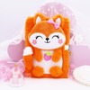 Fox Diary for Girls with Lock, Plush Fox Toys Gift
