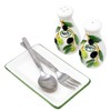 Hand Made Italian Ceramic Salt & Pepper Pots Set of