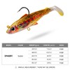 Fishing Soft Plastic Lures - Pre-Rigged Soft Fishing Lures -