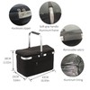 30L Large Picnic Basket, Foldable and Insulated Wild Outdoor Camping