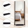 DSMKJT Solid Wood Large Floor Mirror Stand for Full Length