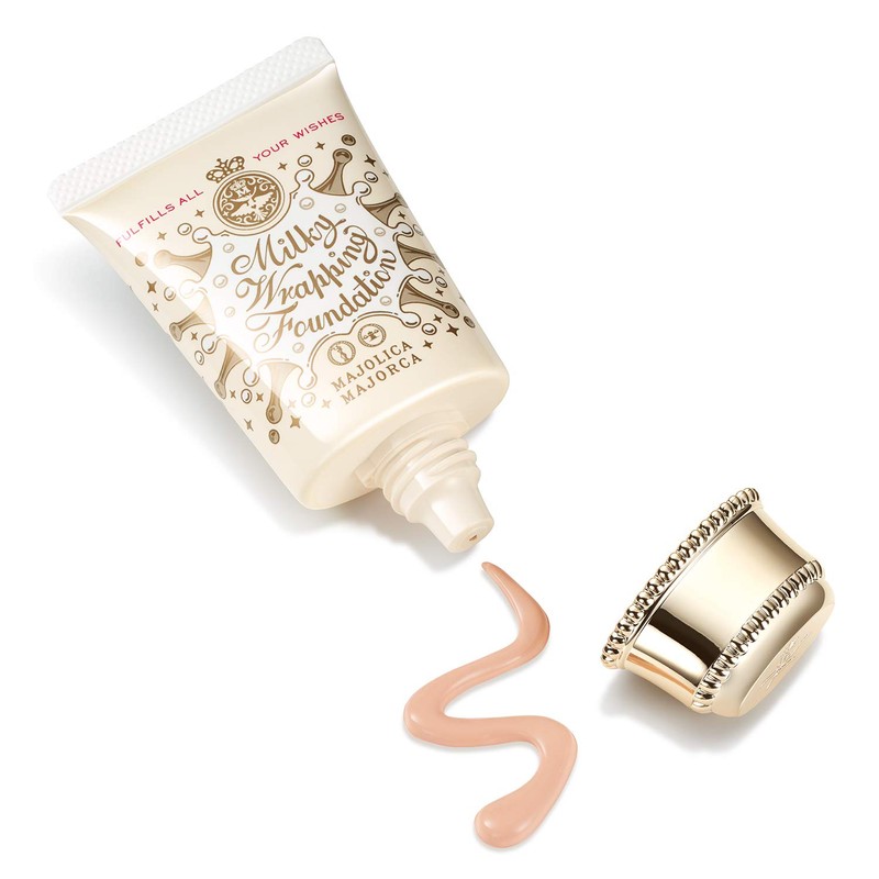 Majolica Majorca Milky Wrapping Foundation 00, Foundation, Unscented, 0, Pink