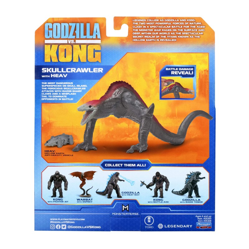 PlayMates Monsterverse - Godzilla vs. Kong - Skull Crawler with