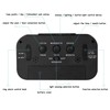 JOPHEK LCD Digital Alarm Clock, Travel Alarm Clock with Temperature