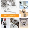 Lyeteung 50 Pieces M4 Wing Nut, Stainless Steel Wing Nut,