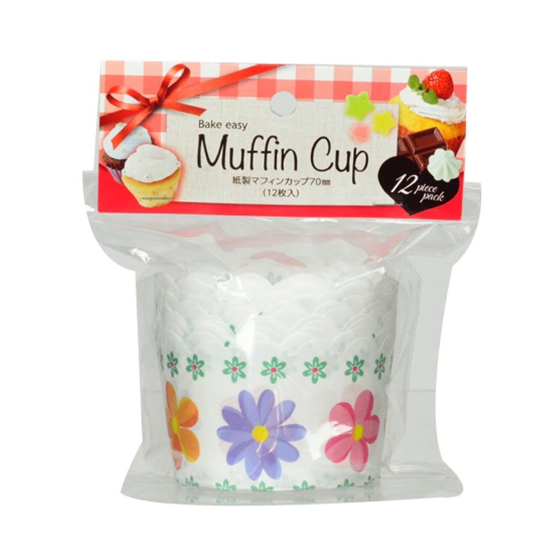 Pearl Metal D-2679 Bakeware Paper Muffin Cup Flower, Pack of