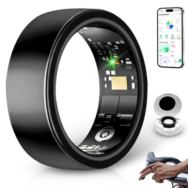 SSPATIOS Smart Rings for Women Men, Health Ring,Sleep Tracker, Step