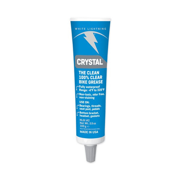 White Lightning Crystal Grease Biodegradable, Non-Toxic Grease Tube Tub (3.5-Ounce)