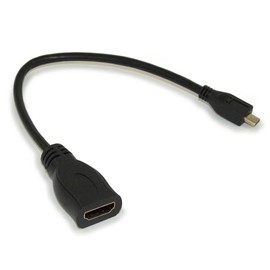 sb components Micro HDMI to HDMI-A Cable, 160mm Micro HDMI Cable with HDR Support, Compatible with Raspberry Pi 4/5, Cameras, Laptops, OTG HDMI Cable