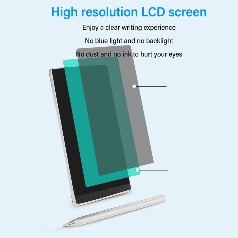 LCD Writing Tablet 6.5 Inch Electronic Graffiti Hand Painted Pad