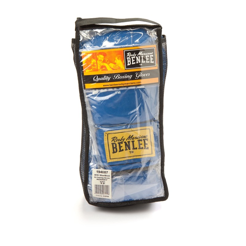 BENLEE Boxhandschuhe aus Artificial Leather Rodney Blue/Black 08 oz