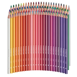 STAEDTLER Colored Pencils Set (72-Pack) - Ergonomic Triangular Barrel, Smooth 4mm Lines, Wood - 72 Vibrant Colors in Tin, for Artists & Students
