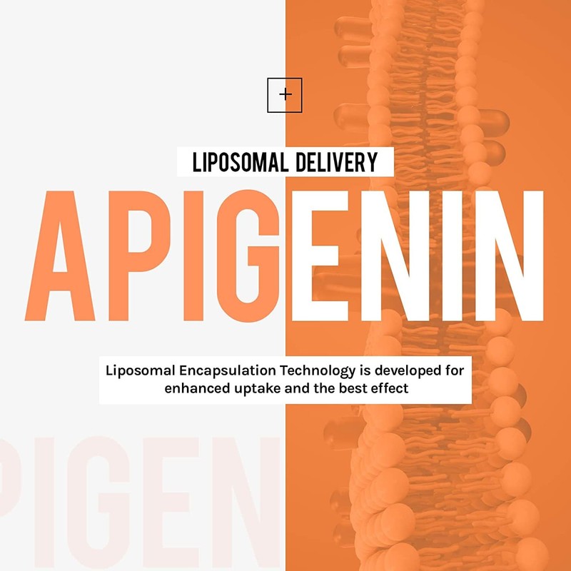 Cenffitio Liposomal apigenin 500mg Softgels - Optimal Apigenin Supplement with