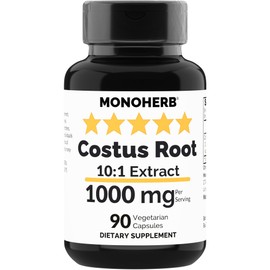 Costus Root Extract 1000 mg - 90 Vegetarian Capsules