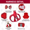 GAMUDA Small Pet Harness Collar and Leash Set, Step in