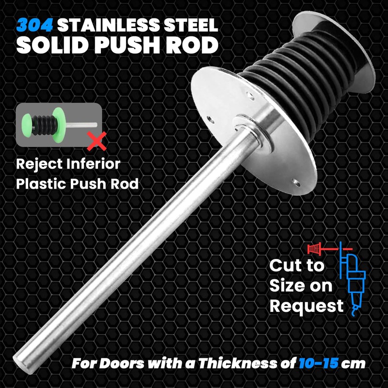 Preruner Walk in Cooler Door Closer Complete Latch Kit, Walk