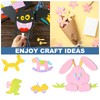 PATIKIL 1000 PCS Paper Brass Fasteners Split Pins Pastel Mini