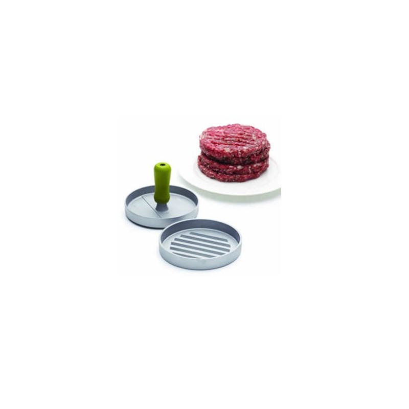 KitchenCraft Home Made Non Stick Burger Press with Recipe in