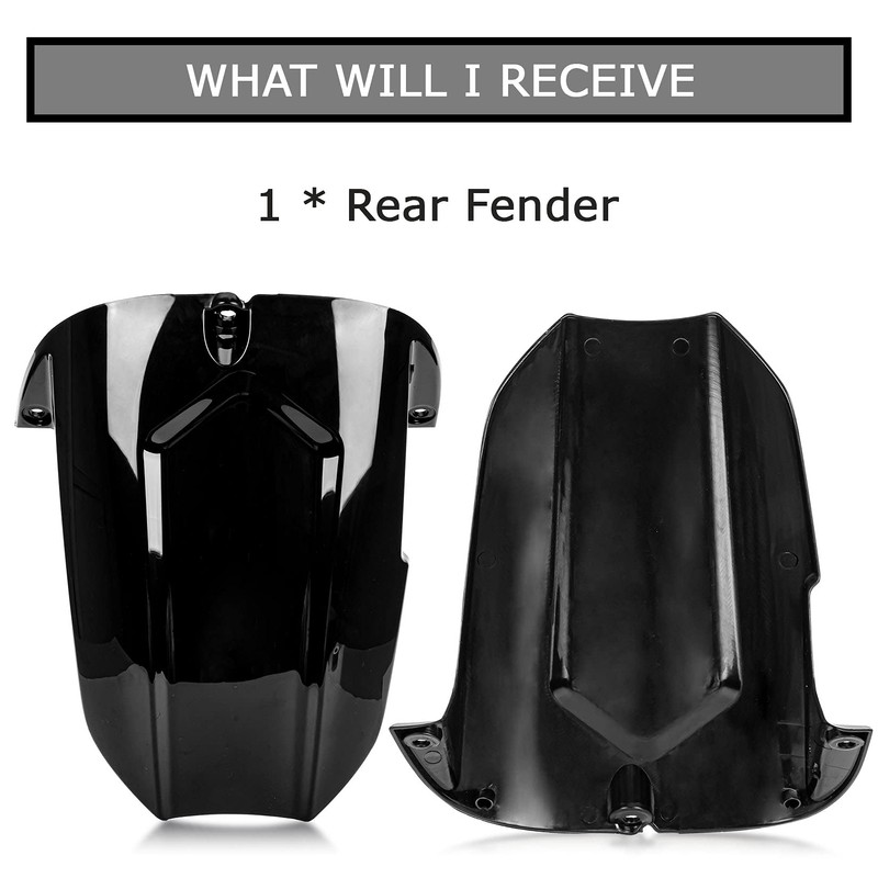 PSLER Guardabarros trasero para Yamaha YZF R6 2003-2005 y R6S